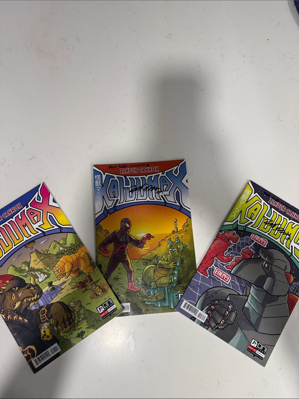 Kaijumax Season 1 Comics #1-3 Lot - SIGNED By Zander Cannon